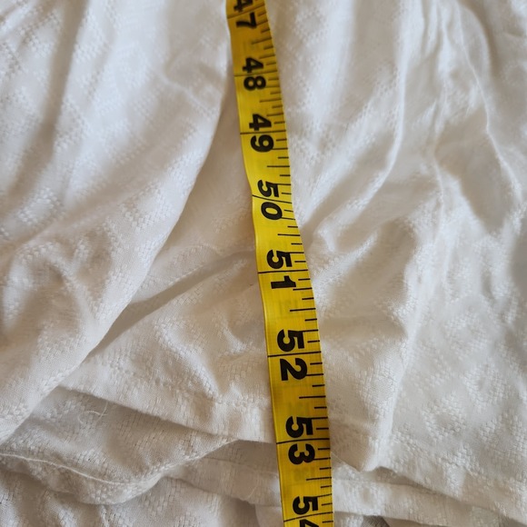 Joie White Tiered Maxi Sun Dress M Crochet Lace Trim Boho Beach White Vacation - Picture 8 of 15